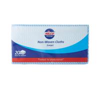 Nilco Non-Woven Cloths Large Blue - 20 Pack 20 Pack Blue