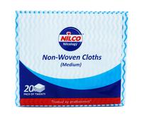Nilco Non-Woven Cloths Medium Blue - 20 Pack 20 Pack Blue