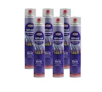 Nilco PowerFresh Lavender Air Freshener 6-Pack 750ml High-Volume Aerosol Industrial-Strength Odour Eliminator for Warehouses, Garages & Janitorial Use, Long-Lasting Soothing Fragrance