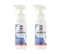 Nilco Set of 2 Nilglass Professional H3 Glass Mirror Cleaner 1 Litre - Trigger Spray Bottle For Cars Homes Window Cleaning No Smears Quick Easy to Us