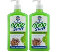 Nilco The Really Good Stuff Hand Cleaner with Pump, Lime 1L, Powerful & Tough Hand Cleaner for Everyday Use, Effectively Removes Dirt, Grease & Grime with a Fresh Lime Fragrance (Pack of 2)