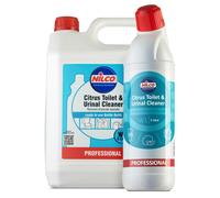 Nilco W1 Citrus Toilet & Urinal Cleaner 1 Litre Bottle + 5 Litre Refill Set