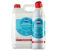 Nilco W2 Washroom & Bathroom Cleaner 1 Litre Solution + 5 Litre Refill Set
