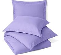 Nile Bedding Solid Duvet Comforter Trusted by The Biggest Hotels 1000 Thread Count 3PC Duvet Set Cover 100% Egyptian Cotton (Duvet Set - UK Double, Lavender)