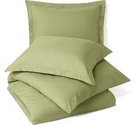 Nile Bedding Solid Duvet Comforter Trusted by The Biggest Hotels 1000 Thread Count 3PC Duvet Set Cover 100% Egyptian Cotton (Duvet Set - UK Super King, Sage Green)
