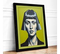 Nile Elegance Pop Art Framed Wall Art Print A4 (29.7×21cm) Black, Wall Decor for Living Room, Bedroom, Office & Home, Ready to Hang, Art Gift