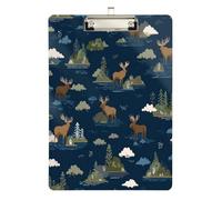 nile elk Cloud Island Dark Blue Tactical clipboard Transparent for Football Softball Coaching Size 9 x 12.5 Tabla para escribir