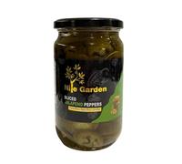 Nile Garden Premium Green Jalapenos - Fresh, Crisp, and Spicy, Perfect for Salsas, Cooking, and Snacking (680g)