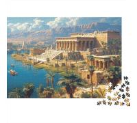 Nile Valley Rätsel Für Erwachsene 52x38cm/1000pcs,Herausforderungsspiele