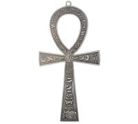 NileCart™ 8.5" Large metal Egyptian ANKH cross made in Egypt (Antique Silver)