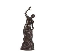 NILEEBUKER Bronze Self Made Man Statue Abstract Inspirational Sculpture Gorgeous Home Office Decor 10.2 Inches