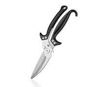 NileHome Kitchen Shears, Spatchcock Shears, Poultry Shears Heavy Duty Dishwasher Safe Food Cooking Scissors Stainless Steel Utility Scissors(Black)