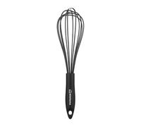 NileHome Silicone Whisk 10" Kitchen Whisk Kitchen Wisk Wire Whisks for Cooking, Whisking, Blending, Beating, Stirring-Black