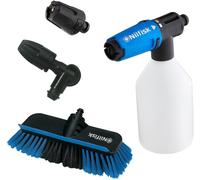 Nilfisk Car Cleaning Kit 4 Set - Super Foam Sprayer + Brush + AutoNozzle + Unde