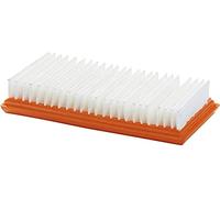 Nilfisk Engine Cooling Air Filter PET (White/Orange, Suitable for Industrial, Wet and Dry Vacuum Cleaners, Better Dust Retention, Compatible with Nilfisk Vacuum Cleaners) 107413541