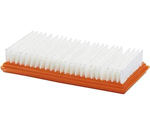 Nilfisk Engine Cooling Air Filter PET (White/Orange, Suitable for Industrial, Wet and Dry Vacuum Cleaners, Better Dust Retention, Compatible with Nilfisk Vacuum Cleaners) 107413541