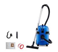 Nilfisk Multi II 22L T Wet and Dry Vacuum Cleaner - Garden Outdoor Hoover - Home & Car Interiors (1400 W)