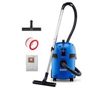 Nilfisk Multi II 22L T Wet and Dry Vacuum Cleaner - Garden Outdoor Hoover - Home & Car Interiors (1400 W)