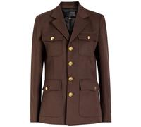 Nili Lotan Nelson Wool Jacket - Brown - 6 (UK10 / S)