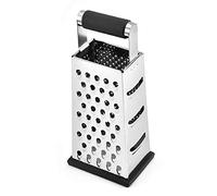NILICAN Vertical Stainless Steel Grating Four-Sided Boxed Grater for Cucumbers, Carrots and Cheese, Grater, Melon, Planing, Potato, Planer, Non-Slip Handle,Peeler