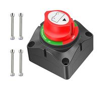 Nilight 1-2-Both-Off Battery Switch, 12V-48V Battery Disconnect Master Cutoff Switch for Marine Boat Car RV ATV UTV Vehicle, Waterproof Heavy Duty Battery Isolator Switch, 90108A