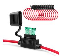 Nilight 10 Pack NI-FH01 Inline Holder 14AWG Wiring Harness ATC, ATO 30AMP Blade Automotive Fuse Holder-10