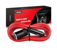Nilight 10003W 14 Ft Extension Cord Cable Heavy Duty 12V/24V Car Charger with Cigarette Lighter Socket,2 Years Warranty