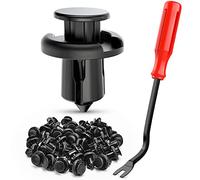 Nilight 100PCS Front Bumper Push-Type Retainer Clips-91503-SZ3-003 10mm, 1PC Bonus Fastener Remover for Honda and Acura