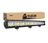 Nilight 18025C-A 26 Inch 540W Triple Row Bar 50000LM Flood Spot Combo Beam Driving Boat Led Off Road Lights for Trucks Jeep UTV ATV, White