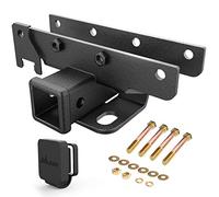 Nilight 2 Inch Rear Bumper Tow Trailer Hitch Receiver Kit Compatible for 2018-2024Jeep Wrangler JL JLU 4 Door and 2 Door Unlimited, Exclude JK Models