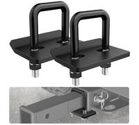 Nilight 2PCS Trailer Hitch Tightener for 2" Trailer Hitches Hitch Mount Anti Rattle Heavy Duty Steel with Rubber Anti-Rust Triple Protective Matte Black, 2 Years Warranty