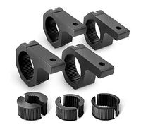 Nilight 4Pack LED Light Bar Mounting Bracket Kit Off Road Light Horizontal Bar Clamp Fit on 1', 1.5', 1.75', 2' Inch Bull Bars Tube Roll Cages Clamps for ATV UTV Trucks