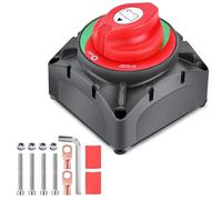 Nilight 600A High Current Battery Switch 12V 24V 48V ON Off Heavy Duty Battery Power Cut Master Switch Disconnect Isolator for Truck Vehicle Trailer RV Marine Boat Yacht