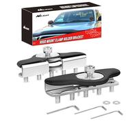 Nilight 90025BLed Light Bar MountinBrackets Universal Hood Led Mount Bracket Clamp Holder For Truck Off RoInstalled No Need Drilling,Black, 2pcs