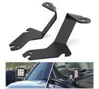 Nilight Ditch Light Brackets Hood Hinges Mount Bracket Kit for Auxiliary Offroad LED Pod Light Work Lights on 1999-2006 Chevrolet Silverado Tahoe Suburban GMC Sierra Yukon, 2 Years Warranty