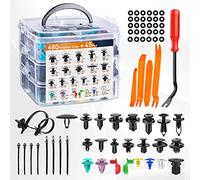 Nilight GOOACC 725Pcs Car Push Retainer Clips & Auto Fasteners Assortment, 23 Most Popular Sizes Nylon Bumper Fender Rivets with 10 Cable Ties and Fasteners Remover for Toyota GM Ford Honda Chevy