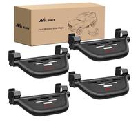 Nilight Running Boards Side Steps Compatible with 2021 2022 2023 2024 Ford Bronco 2/4 Doors with The Rock Rails 4Pcs Heavy-Duty Steel Side Bars Step Plates,2 Years Warranty