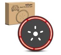 Nilight TL-12 Spare Tire Brake Light Wheel Light 3rd Third Brake Light for Wrangler 2007-2018 JK JKU YJ TJ, Red Light