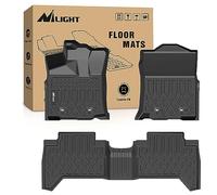 Nilight TPE Floor Mats for Toyota Tacoma Double Cab 2018 2019 2020 2021 2022 2023,All Weather Custom Fit Heavy Duty Floor Liners