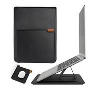 Nillkin 15-16 inch Laptop Sleeve Laptop Case with Stand Function, Computer Shock Resistant Bag with Mouse Pad for MacBook Pro 16"/15"Dell HP Asus Acer Samsung Sony Chromebook Computer(Black)