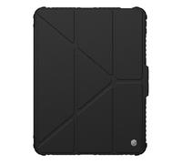 Nillkin Bumper Pro PU Leather Case Designed For Apple iPad Pro 13 2024, Pen Holder/Shockproof Cover/Multi Angle Folding Style/Rear Camera Slide Cover - Black