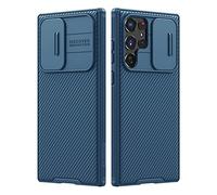 Nillkin Case for Samsung Galaxy S22 Ultra, CamShield Pro Case with Slide Camera Cover, Slim Shockproof Case for Galaxy S22 Ultra, Blue