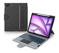 Nillkin Case with Keyboard for iPad Air 13 inch 2026 M3/M2 (2025/2024) iPad Pro 12.9 inch (6th, 5th, 4th, 3rd Generation) 180°Adjustatable Stand, Backlit Magic Keyboard with Trackpad, QWERTY Layout