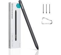Nillkin EMR Stylus Pen with Digital Eraser, Supports 4,096 Pressure Levels, Stylus for Samsung Galaxy Tab S9+ S9 Ultra S8 Plus S7 S6 Tablets, 3 Replacement Tips (Black)
