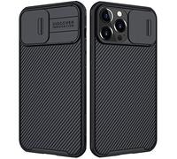 Nillkin for iPhone 13 Pro Max Case with Camera Cover, Shockproof DustProof Antiskid Slim Protective Cover Case, Hard PC and TPU for iPhone 13 Pro Max Phone Case Black