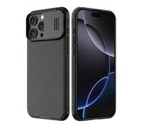 Nillkin for iPhone 16 Pro Case with Camera Protection Cover, CamShield Pro Case for iPhone 16 Pro Slim Stylish Protective Case Compatible for iPhone 16 Pro 5G 6.3’’ - Black