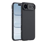 Nillkin for iPhone 17 Air Case 2025 5G Black |with Camera Cover | CamShield Pro Slim Protective Case| Slide Lens Cover| Shockproof Anti-Fingerprint Back Cover