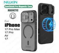 NILLKIN For iPhone 17 Pro Max / 17 Pro MagSafe Case CamShield Pro Magnetic Charging Slide Camera Cover For iPhone17 / Air MagSafe Black