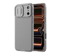Nillkin for iPhone 17 Pro Max Case with Slide Camera Cover, [Upgraded Camera Lens Protection] [Hard PC+TPU Bumper] Slim Shockproof Protective Phone Case for iPhone 17 Pro Max 6.9 inch 2025, Gray