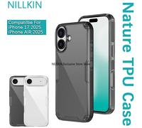 Nillkin For iPhone 17Air/iPhone 17 Nature TPU Pro Case Transparent and minimalist shockproof phone case shell protective cover Cleart black-